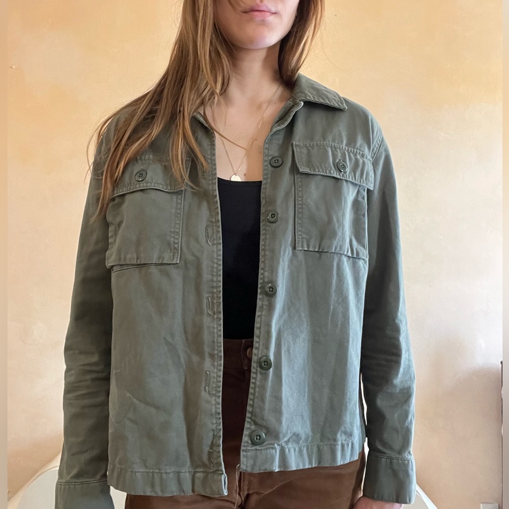 Olive Green Chore Jacket